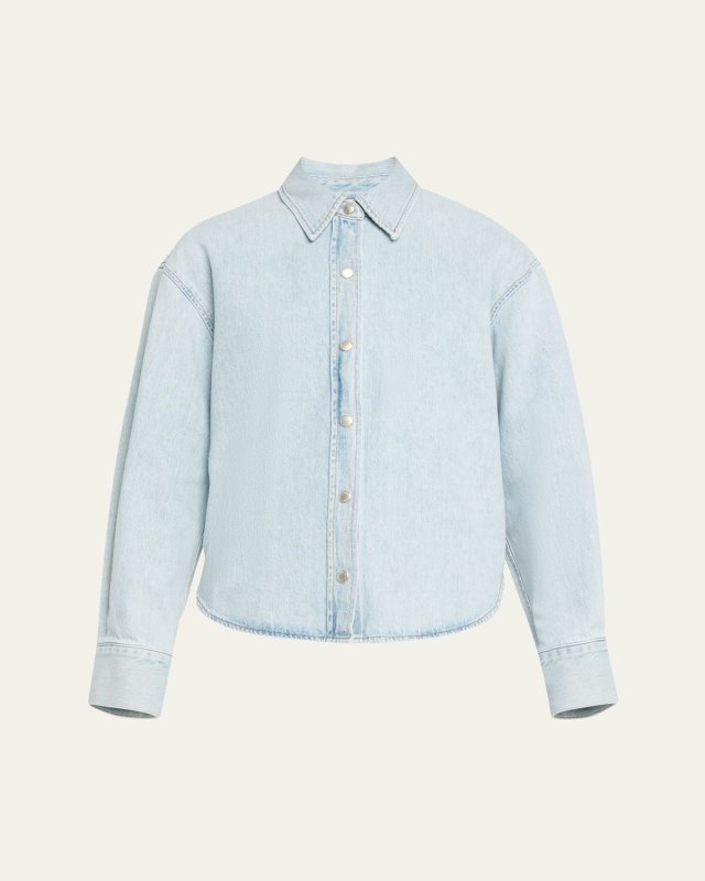Laurel Long-Sleeve Denim Shirt